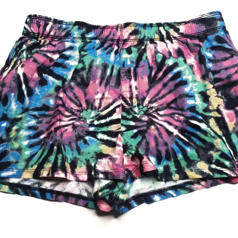 Victoria's Secret PINK Tie Dye Boxy Sleep Shorts - NWT